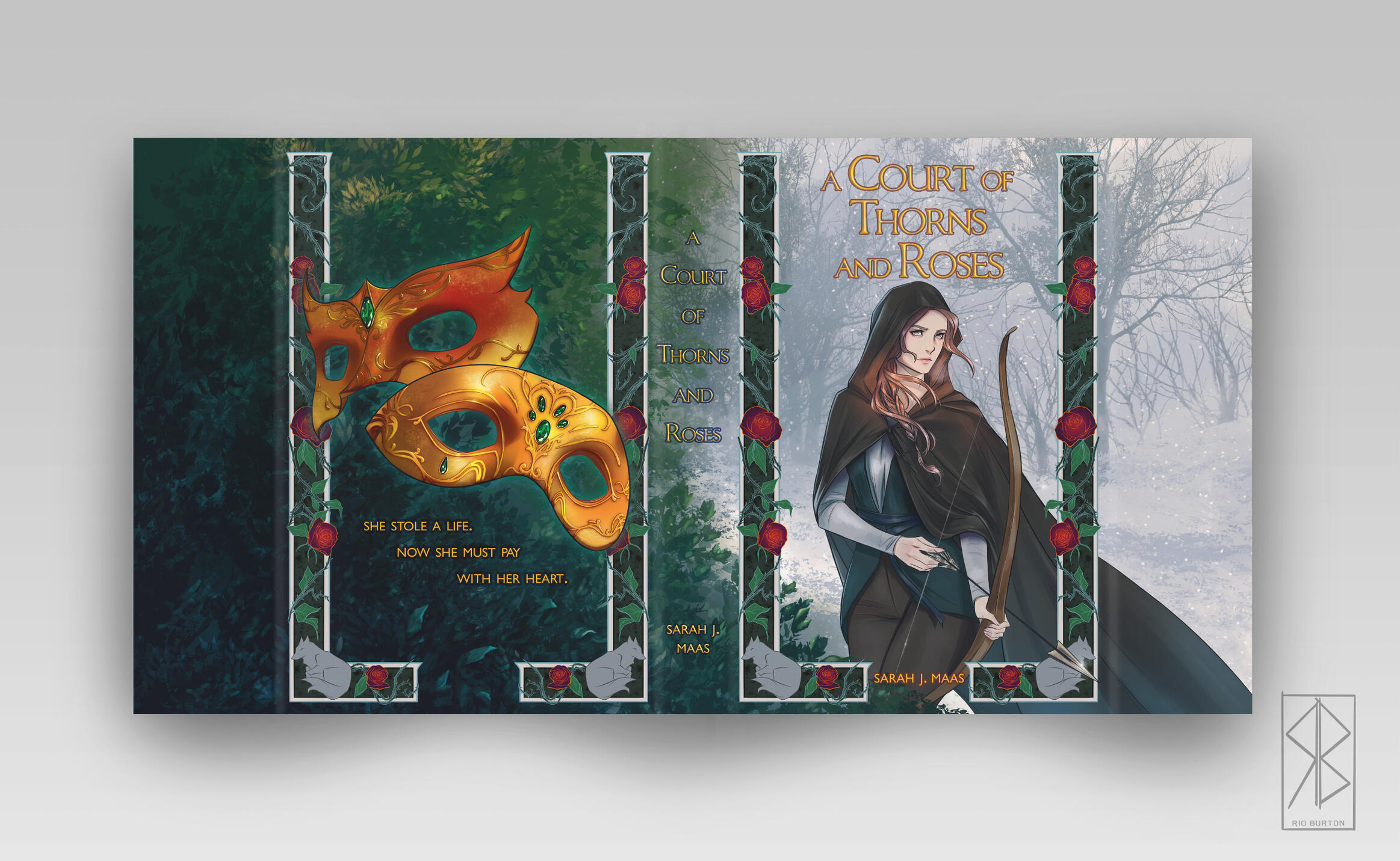 A Court of Thorns and Roses by Sarah J. Maas.