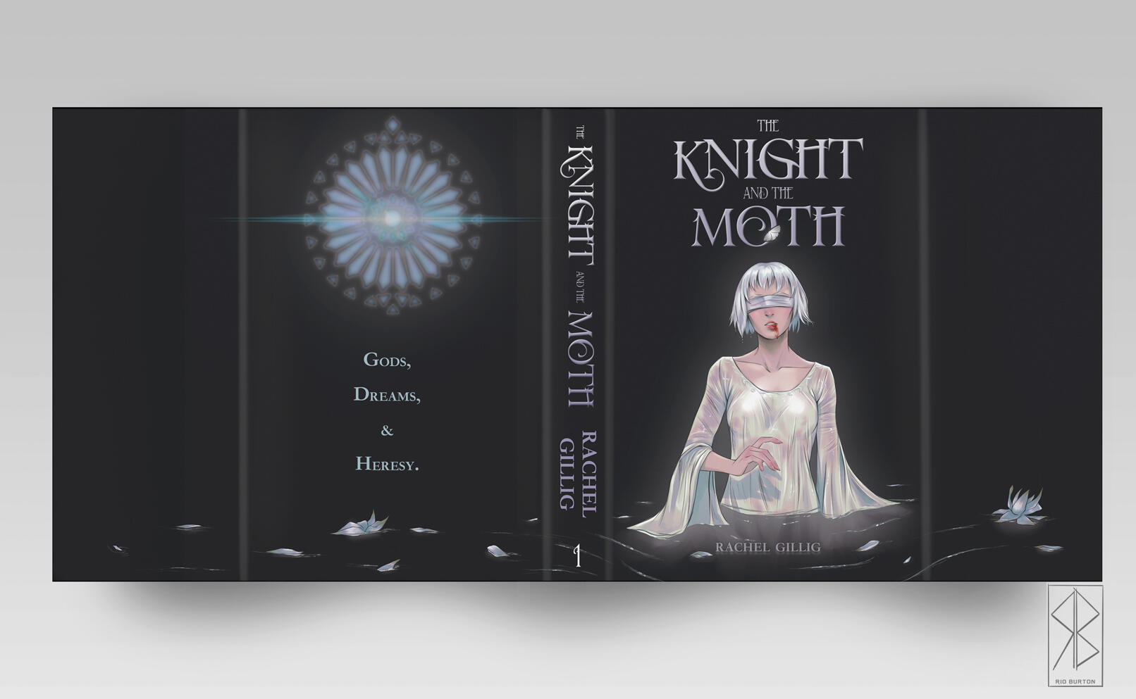 The Knight and The Moth by Rachel Gillig. Here is my idea for the full jacket.